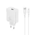 Yison Celebrat C-H8-EU 25W Charger Adapter with Lightning Cable
